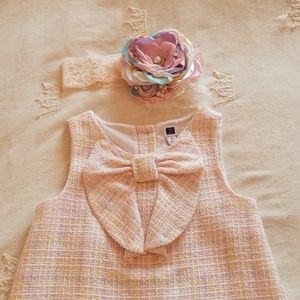 Girls Janie and Jack Spring Tweed Dress